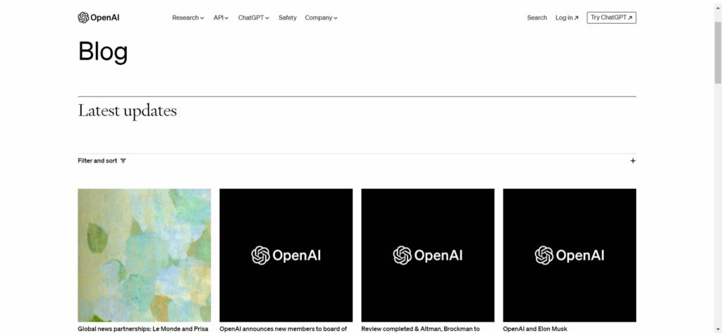 OpenAI Blog